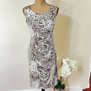 Calvin Klein Size 6 Bodycon Ruched Stretchy Chic‎ Party Date Night